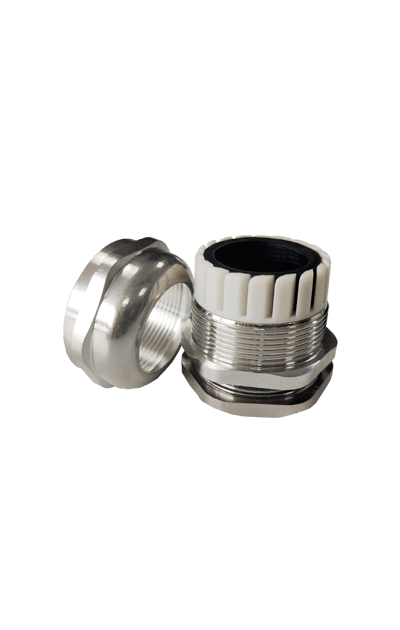 Metric thread Half Pass Metal Cable Waterproof Cable Gland of IP68